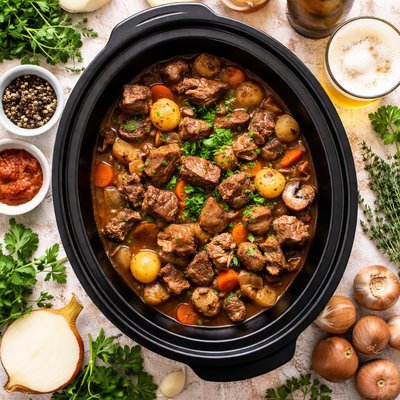 Image of Beef N Beer Crock Pot