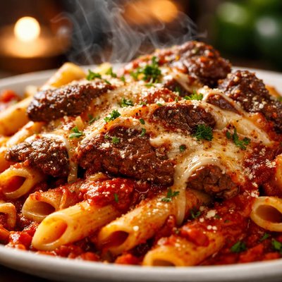 Image of Beef Parmesan Pasta