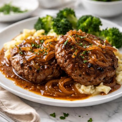 Image of Whole30 Beef Patty with Gravy