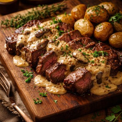 Image of Beef Steak Dijon