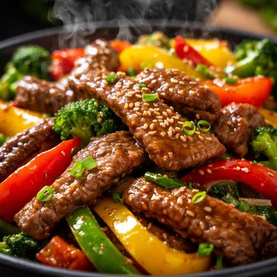 Image of Beef Stir-Fry with Bell Peppers