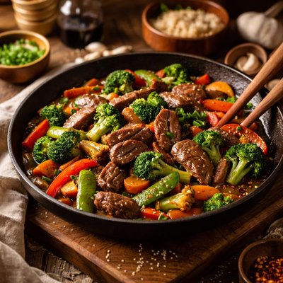 Image of Heart-Healthy Beef Stir Fry
