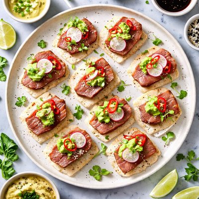 Image of Beef Wasabi Appetizer
