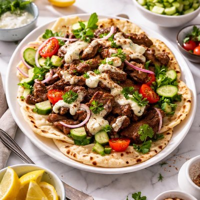 Image of Whole30 Beef Yiros