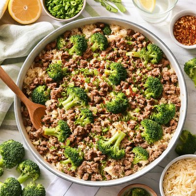 Image of Beefy Broccoli Rice