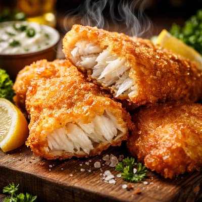 Image of Whole30 Beer Battered Haddock