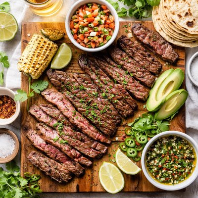 Image of Beer Marinated Grilled Skirt Steak