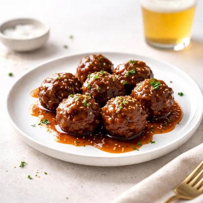 Image of Beer Sauced Meatballs