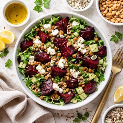 Image of Beetroot Salad with Feta Cheese