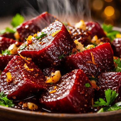 Image of Beets with Balsamic Orange Dressing