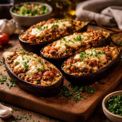 Image of Vegan Berenjenas Rellenas