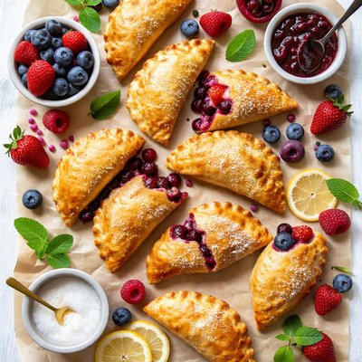 Image of Berry Empanadas Empanadas De Bayas