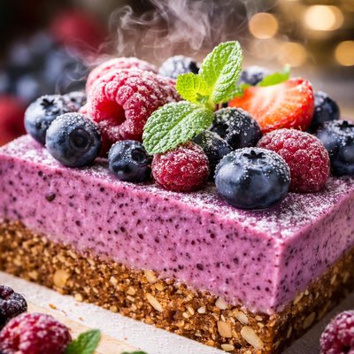 Image of Berry Frost Pie Raw Food