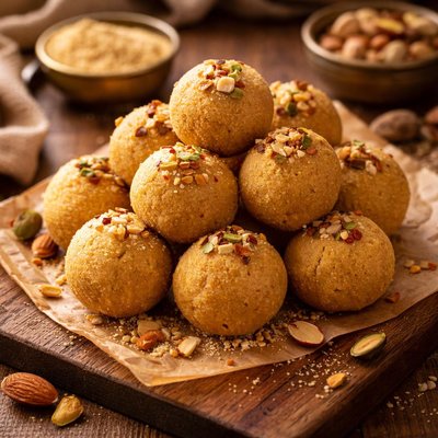 Image of Whole30 Besan Ladoo