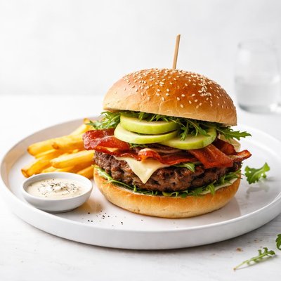 Image of Better Homes and Gardens Apple Bacon Burger