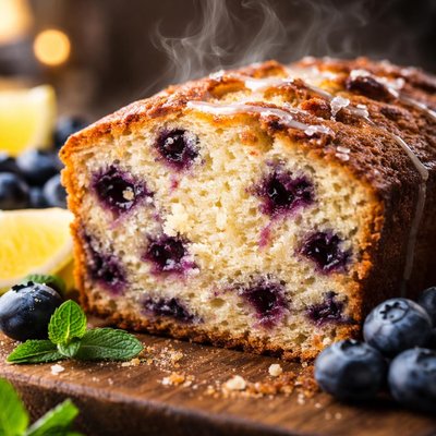 Image of Better Than Starbucks Bluberry Pound Cake
