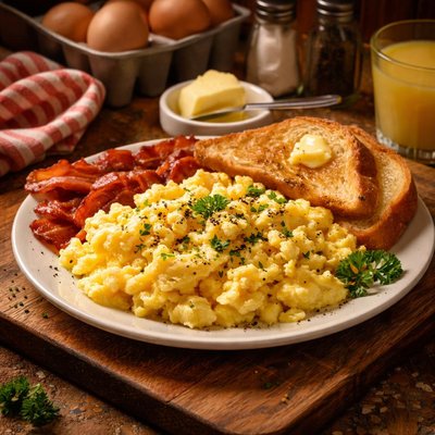 Image of Betty Crocker 1950s Easy Scrambled Eggs