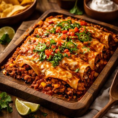 Image of Beyond Easy Crock Pot Enchiladas