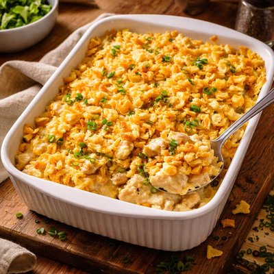 Image of Beyond Perfect Hot Chicken Salad Casserole