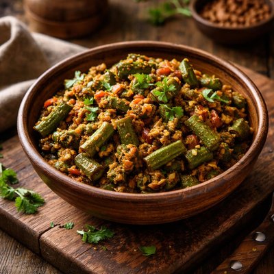 Image of Whole30 Bhindi Sabzi