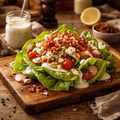 Image of Bibb Salad with Buttermilk Pepper Dressing