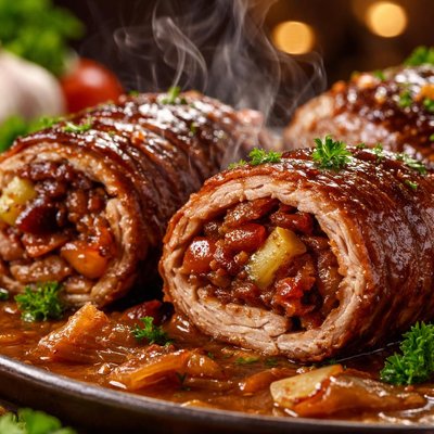 Image of Bierkutscher Rouladen Beer Coachman Roulade Pork Roulade