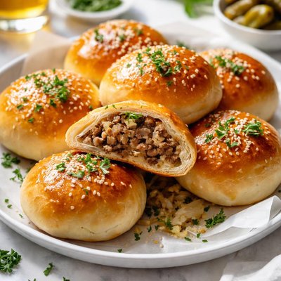 Image of Bierocks German Hamburger and Cabbage Filled Rolls
