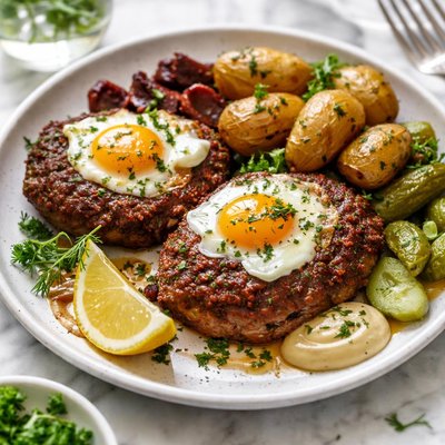 Image of Biff a La Lindstrom Scandinavian Hamburgers