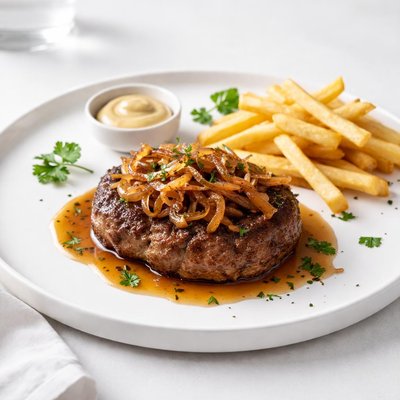 Image of Biftek Hache a La Lyonnaise