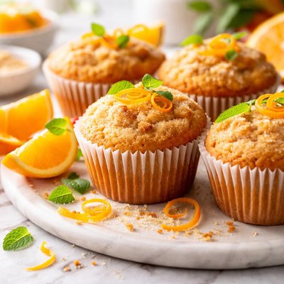 Image of Big Beautiful Orange Muffins