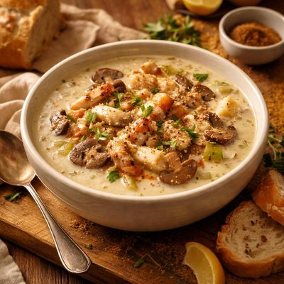 Image of Big Sams Mushroom and Crab Soup