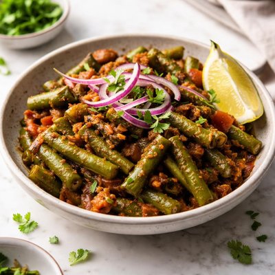 Image of Bihari French Cut Green Bean Masala