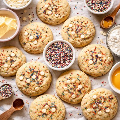 Image of Birthday Cake Cookies