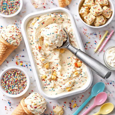 Image of Vegan Birthday Cake Ice Cream