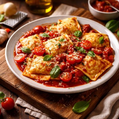 Image of Bisceglie Ravioli with Cherry Cherry Marinara