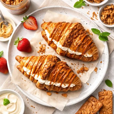 Image of Croissant de Biscoff