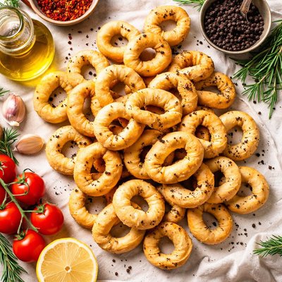 Image of Biscotti Di Pepe Taralli Italian Pepper Biscuits