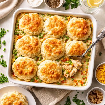 Image of Biscuit Topped Chicken Casserole