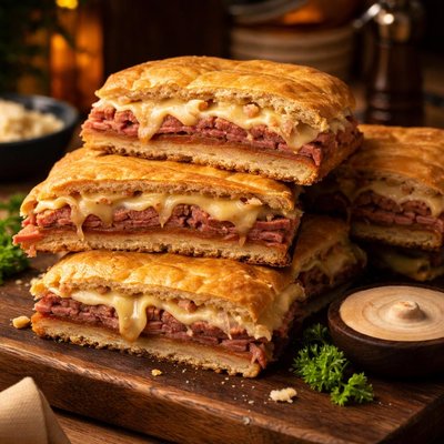 Image of Bisquick Baked Reuben Sandwich