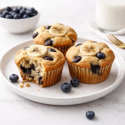 Image of Bisquick Blueberry Banana Muffins