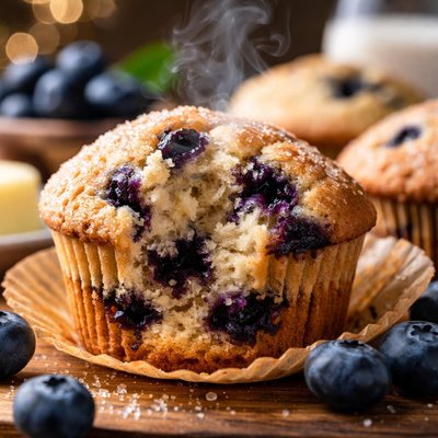 Image of Bisquick Blueberry Muffins