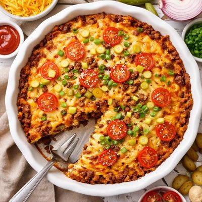 Image of Bisquick Cheeseburger Pie