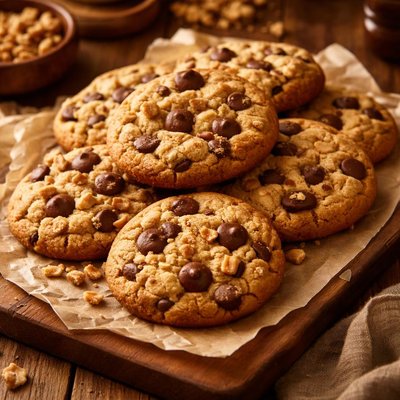 Image of Bisquick Peanut Butter Chocolate Chip Cookies