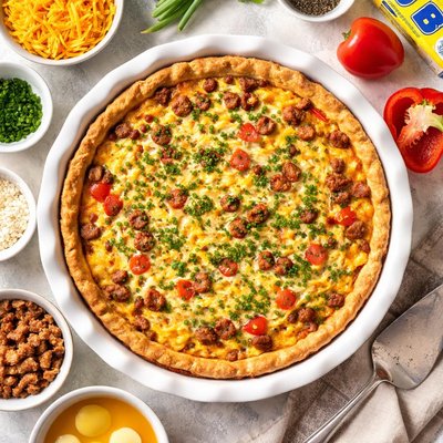 Image of Bisquick Sausage Breakfast Pie