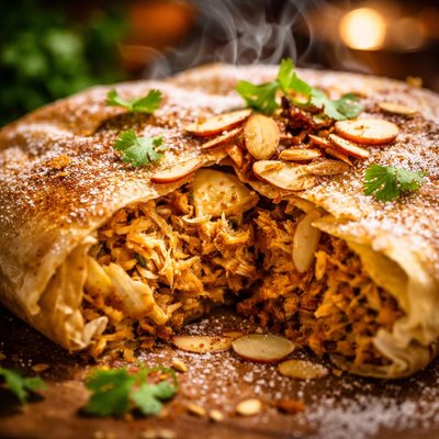 Image of Bisteeya or Moroccan Chicken Pie