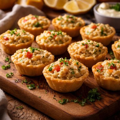 Image of Bite Size Crab Quiches