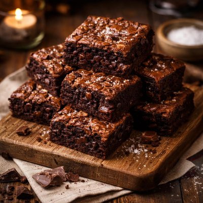 Image of Bittersweet Beachside Brownies