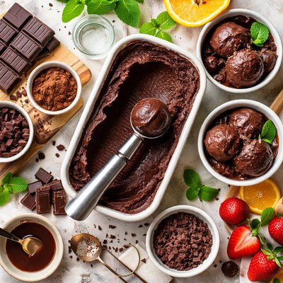 Image of Bittersweet Chocolate Sorbet