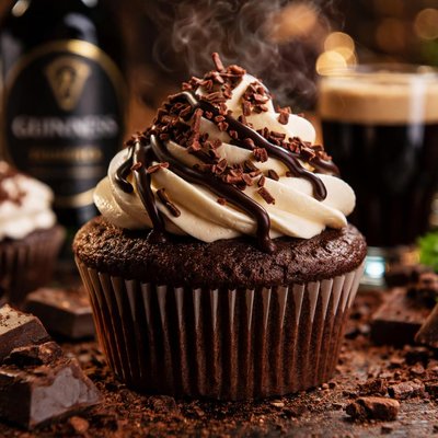 Image of Bittersweet Guinness Cupcakes
