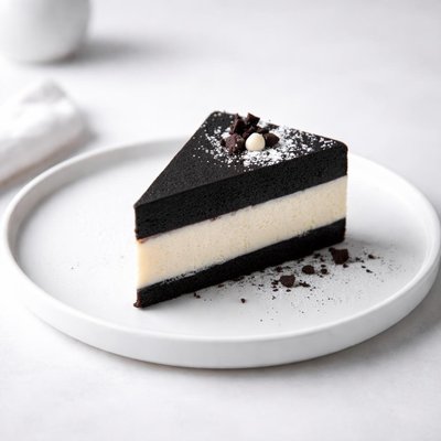 Image of Black and White Cheesecake